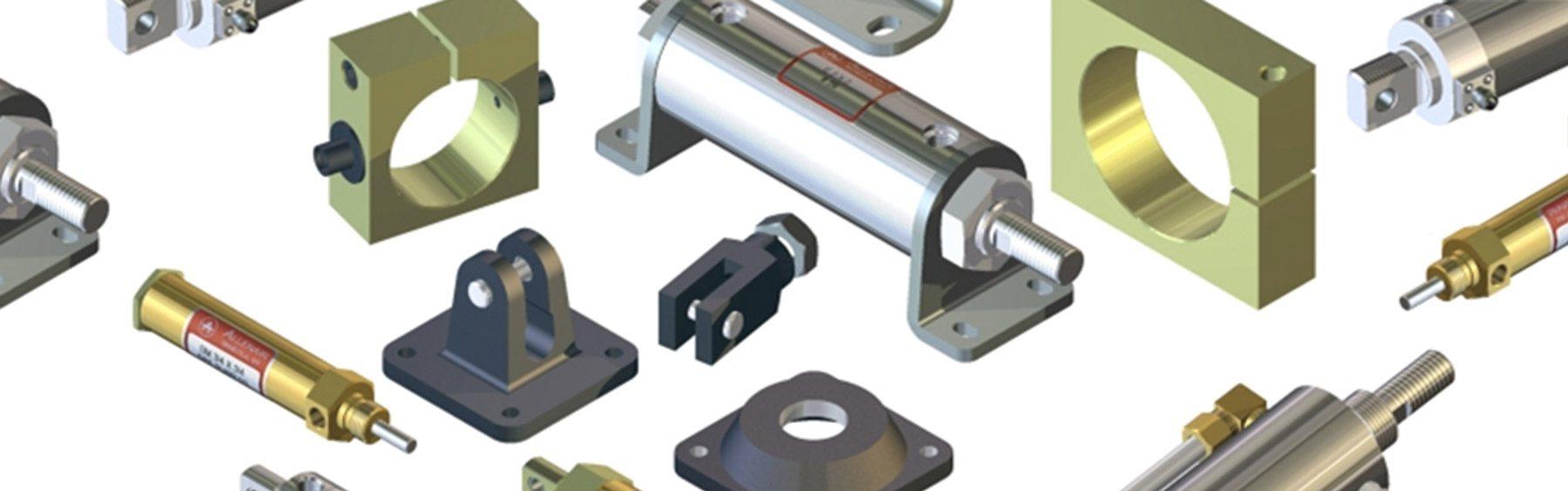 Hydraulic Cylinder Double-Acting 4" Bore